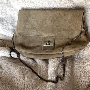 Tan suede purse - shoulder bag - Free People